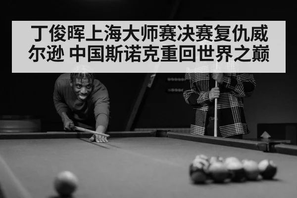 丁俊晖上海大师赛决赛复仇威尔逊 中国斯诺克重回世界之巅